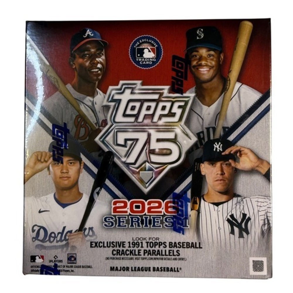 2026 Topps Series 1 Baseball Mega Box Factory Sealed 196 Cards MLB New